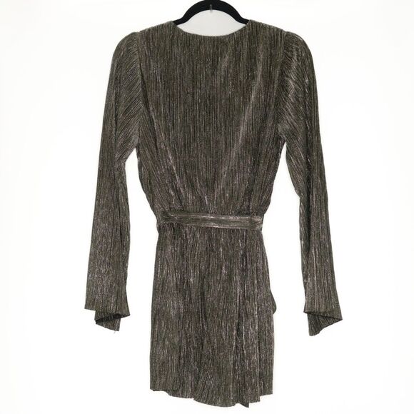 If By Sea Romper Size Large Black Gold Metallic‎ Rave Disco Nightclub Going Out - Picture 2 of 7